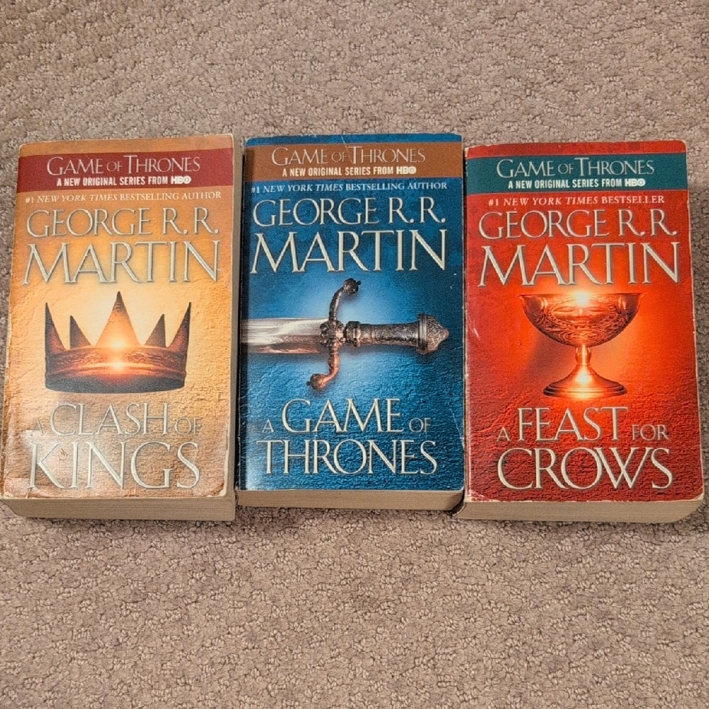 Game Of Thrones Book Set By George R R Martin USED